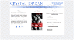 Desktop Screenshot of crystaljordan.com